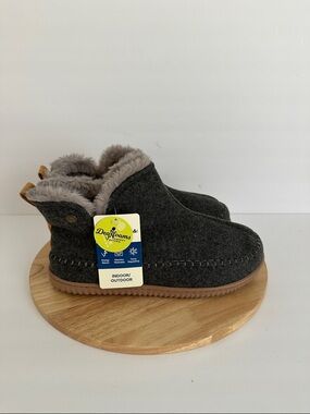 Dearfoams Brixen Energy Return Mens Memory Foam Bootie Slippers Wide Width